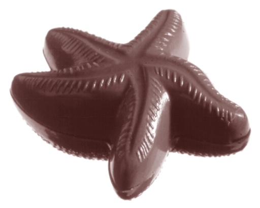 [70409454] STARFISH CHOCOLATE MOLD CW1124 3X6 -- 4GR