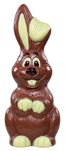 [13030385] HOLLOW LARGE LAUGHING HARE DECORATED MILK CHOCOLATE 1000G