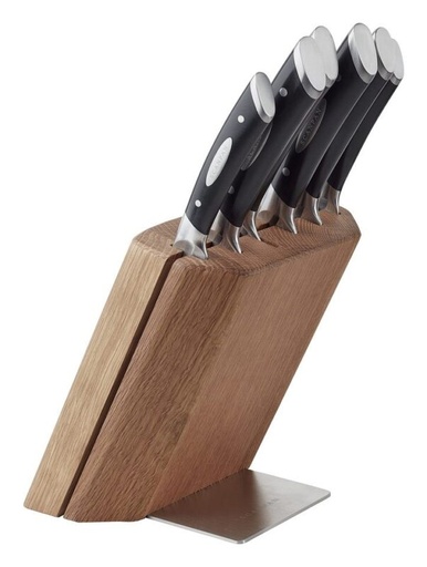 [57662876] SCANPAN CLASSIC 6 COUTEAUX+BLOC INOX/BOIS