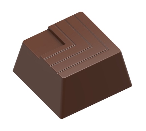 [70409513] SQUARE CHOCOLATE MOLD CW1607 3X7 -- 10GR