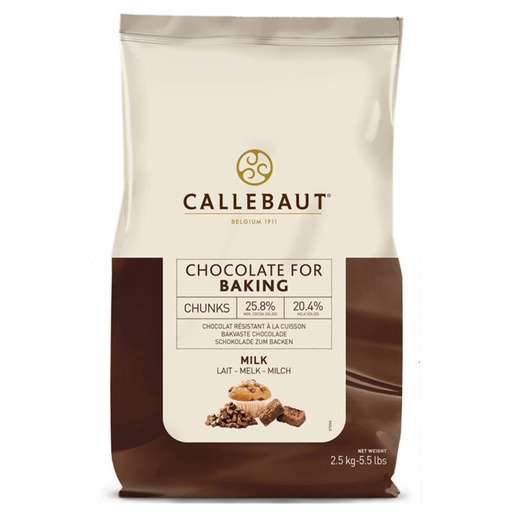 [05100883] CALLEBAUT CHM-CU-17X259-552 CHUNKS MELK 2,5KG
