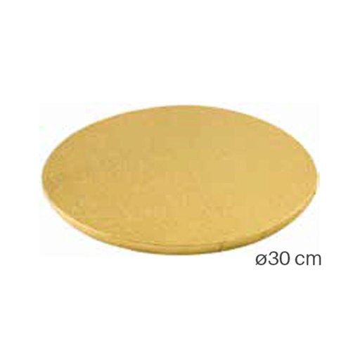 [51657410] 1030404 ROUND TRAY Ø 30CM GOLD