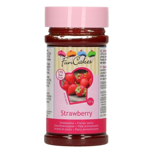 [08053361] FUNCAKES STRAWBERRY FLAVOR PASTE 120GR