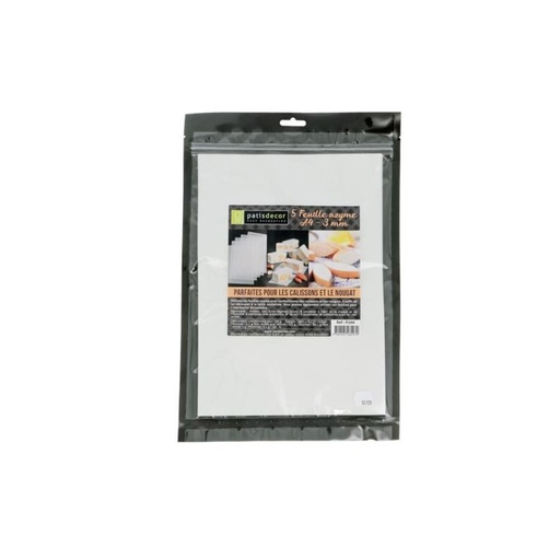 [08075210] ZAK MET 5 NOUGAT-WAFELPLATEN