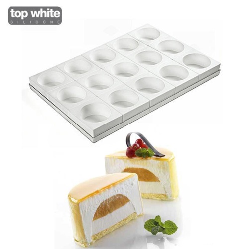 [51661052] SILIKOMART SET MOULES ROND SILICONE TORTAFLEX Ø100 HT 50MM VOLUME 15 X 389ML