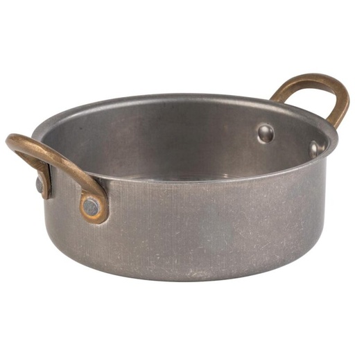 [60252111] APS PLAT 2 ANSES VINTAGE INOX-OR 14XH5CM - 55CL - 40786