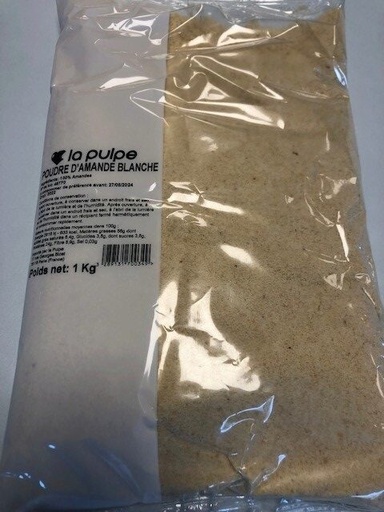[03030616] SUGAR-FREE CRUSHED ALMOND LA PULPE 1 KG