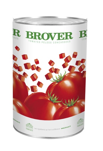 [05100747] TOMATES PELEES CONCASSEES BROVER 5L