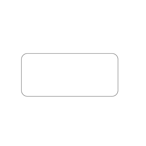 [60180088] REMOVABLE WHITE THERMAL LABELS 4X9CM BOX OF 6 ROLLS OF 350 PIECES
