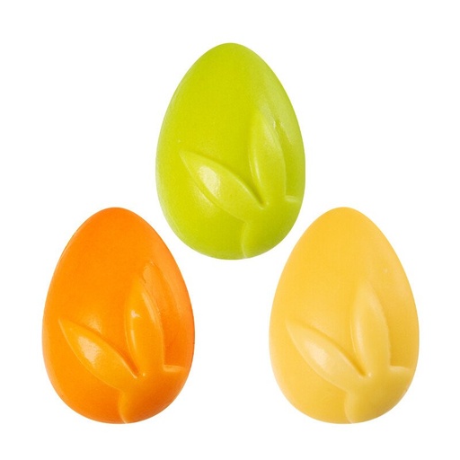 [08054787] 2069179 OEUFS 3D ASSORTIMENT DE COULEURS 2,4X3,8CM 96PCS