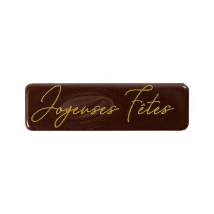 [08039903] 2013978 JOYEUSES FETES BAR DARK CHOCOLATE 45X13MM 200PCS = BOX