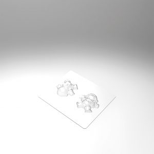 [08057987] 074313 PCB MOULES MINI ASTRONAUTE POUR 12 PIÈCES 5,3X5,1 CM P. 3,1 CM 12PCES ***s/cd***