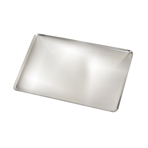 [51311542] KEMPF ALUMINUM PLATE 40X30CM SOLID 4 EDGES AT 45° THICKNESS 1.5MM