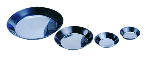[55079418] PLAIN ROUND STAINLESS STEEL TARTLET Ø 5.5 HT 0.9/PACK OF 25PC