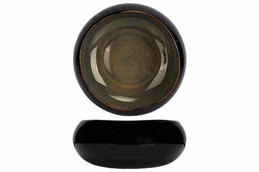 [60251805] C&T SPLASH BLACK SCHAALTJE D16XH6,5CM