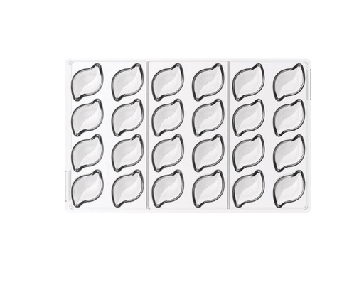 [51661534] SILIKOMART PRALINE MOLD TRITAN CH039 RIFLESSO P N.24 4.4X2.8XH1.5CM