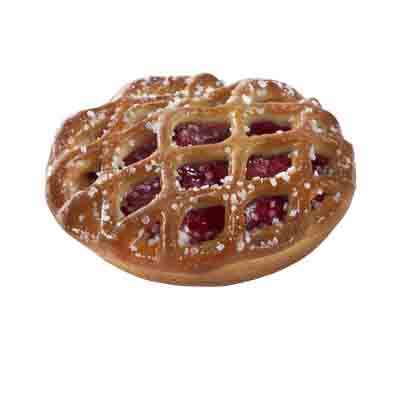 [02041023] ❄️PRUVE 63 TARTE TREILLEE CERISES 11CM 40 PCES