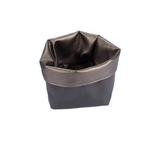 [57661403] PAVELINNI MAND 14X14CM METALIK GUNMETAL/ANTRACIET 1011/0007