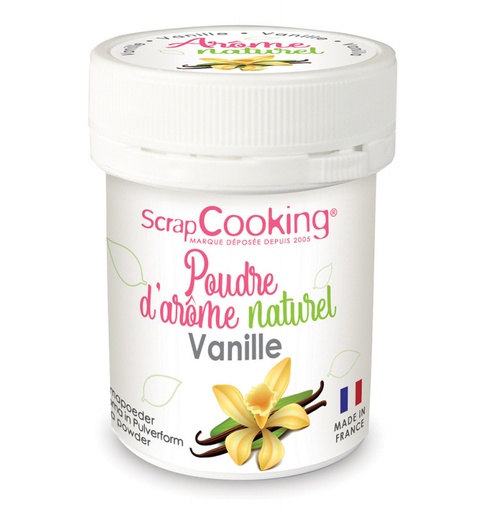 [08055680] SCRAPCOOKING AROME NATUREL EN POUDRE VANILLE 15GR