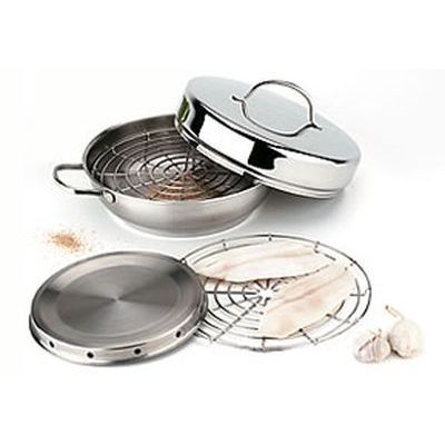 [57659799] DEMEYERE RESTO 3 SMOKER 28CM MET GRILL EN DEKSEL - SET80828S