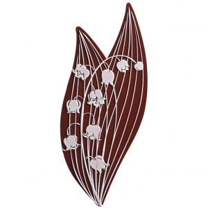 [08056885] PCB FC spruwstrengen met reliëf 10x4.5 cm 30pces ***s/cd***