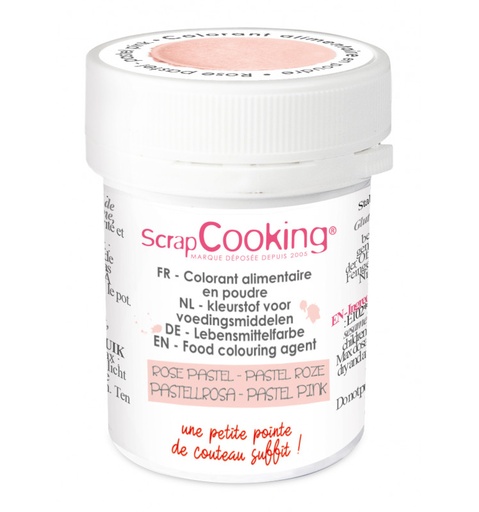 [08055652] SCRAPCOOKING FOOD COLORING HYDRO PASTEL PINK 5GR