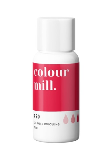 [08055907] COLOUR MILL COLORANT LIPOSOLUBLE RED-ROUGE 20ML