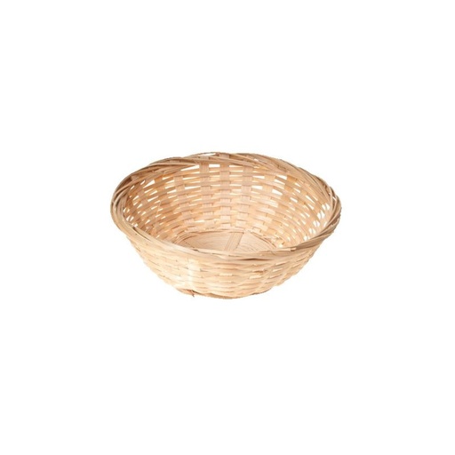 [60300028] RONDE BAMBOE MAND D/15CM X H/6CM