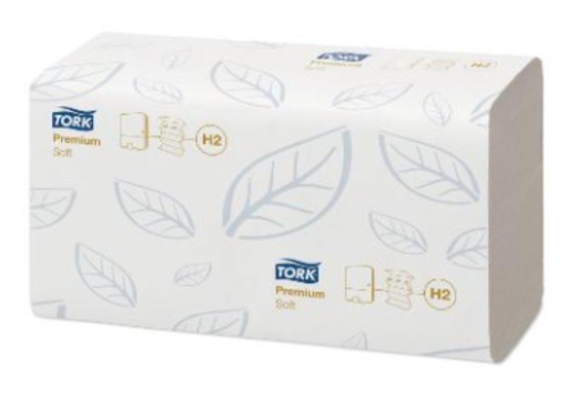 [20030018] TORK PAPIER ESSUIE MAINS BLANC HAND TOWEL H2  2 PLIS 21X110  (100288)
