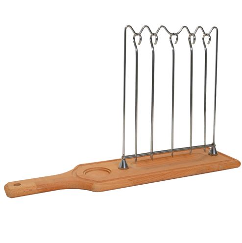 [71400011] SUPPORT AIMANTÉ 5 BROCHETTES 46X12CM H28CM