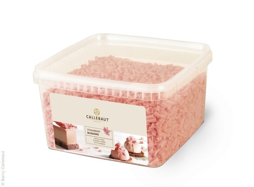 [08100017] CALLEBAUT CHF-BS-9STR-E0-07B BLOSSOMS COPEAUX FRAISE 1 KG