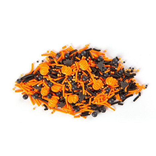 [08054387] 1061273 HALLOWEEN MIX ORANGE/BLACK IN SUGAR 500 G PIECES