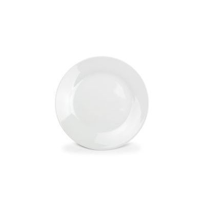 [74500196] BONBISTRO BASIC PLATE 1ST PRIZE WIDE RIM 20CM WHITE PORCELAIN - 750751