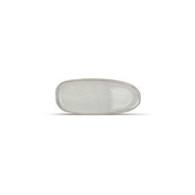 [74500478] F2D GRIJS CERES OVAAL BORD 34X14.5XHT2CM - 604653