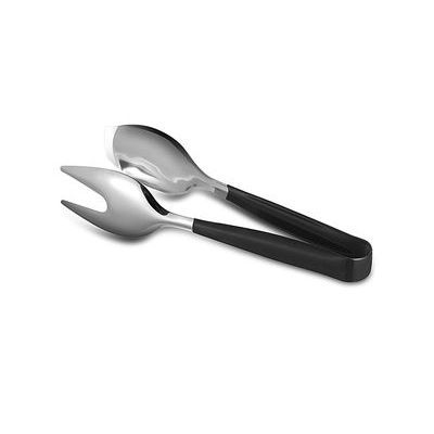 [57659186] COMAS RVS/ZWARTE TANGEN BUFFET SERVICE LEPEL/VORK