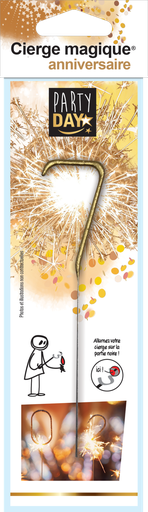 [70409009] Gold Sparkler Number 7