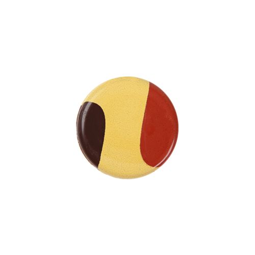 [08031902] 2024580 RONDE BUTTON BELGISCH VLAANDEREN VLAK DIAM 25MM 105 ST. OP BESTELLING