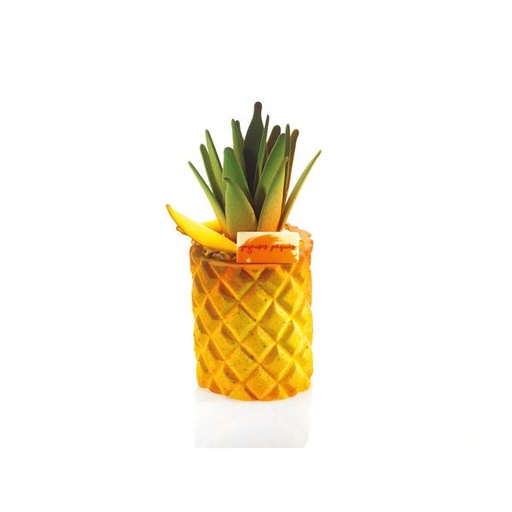 [08056030] PCB Bladeren structuur Ananas 56,5x36,5 cm 10pces ***S/CDE***