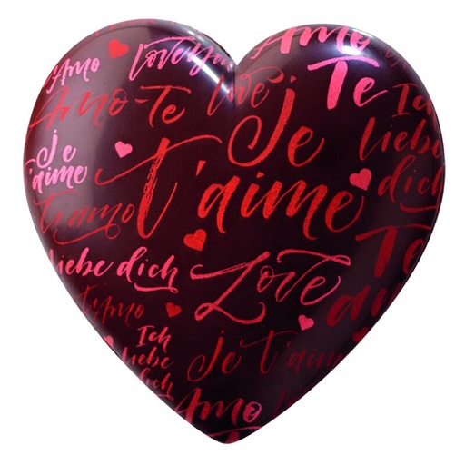 [08057107] 087164 PCB MOULES CŒURS QUE DU LOVE 10X10 CM  16PCES ***S/CDE***