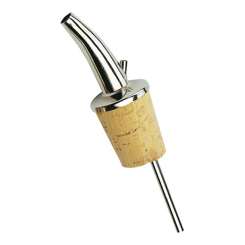 [54913102] SET OF 2 STAINLESS STEEL/CORK POURING STOPPERS