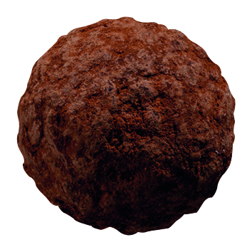 [08058067] 088131 PCB BALLS CN TRUFFLE Ø 2.6CM 63PCS ***S/CDE***