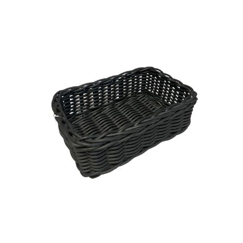 [50626057] PANIER COMPOSITE NOIR RECTANGULAIRE 30*20*10 CM