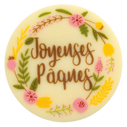 [08056494] 050144 PCB RONDS CB RONDE DE PÂQUES Ø 4 CM 60PCES***S/CD***