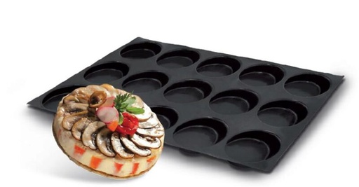 [70410366] *FF* FP-00112 FLEXIPAN® ORIGINE ROND 60X40CM 15EMP Ø10,2CM H2CM VOL 140ML