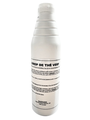 [25101233] BLACK COFFEE CONCENTRATED SYRUP GREEN TEA 1L CAN FOR BUBBLE TEA BASE