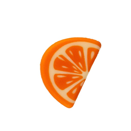 [08054032] 2034509 2D ORANGE SLICE IN CHOCOLATE 3X2CM 175 PCES***S/CDE***