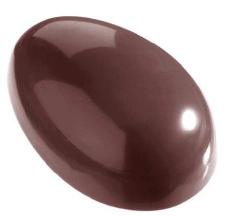 [70410272] SMOOTH EGG CHOCOLATE MOLD 100 MM CW1254 100X65XHT35MM / 2X2 -- 135GR
