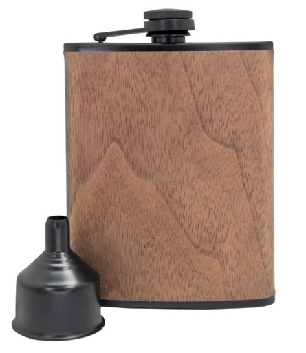 [60251834] VIN BOUQUET ZAKFLES ZWARTE+HOUT MET TRECHTER