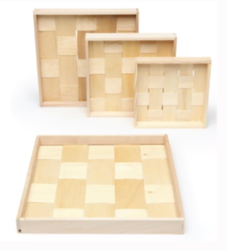 [24504035] PANIBOIS PLATEAU NORMANDIE TRESSE INT. 235X235X23EXT.250X250X25 MM -- CARTON DE 31 PCES