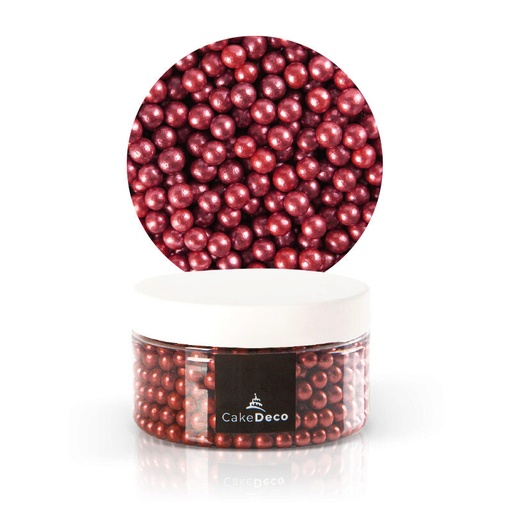 [08054135] 39216 CAKEDECO SOFT PARELS RED PERLY 24 PIECES ***S/CD***